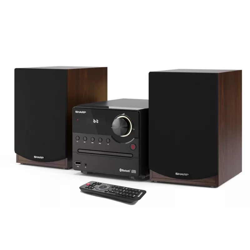 Sharp XL-B512(BR) Sistema audio domestico Micro impianto audio 45 W Marrone