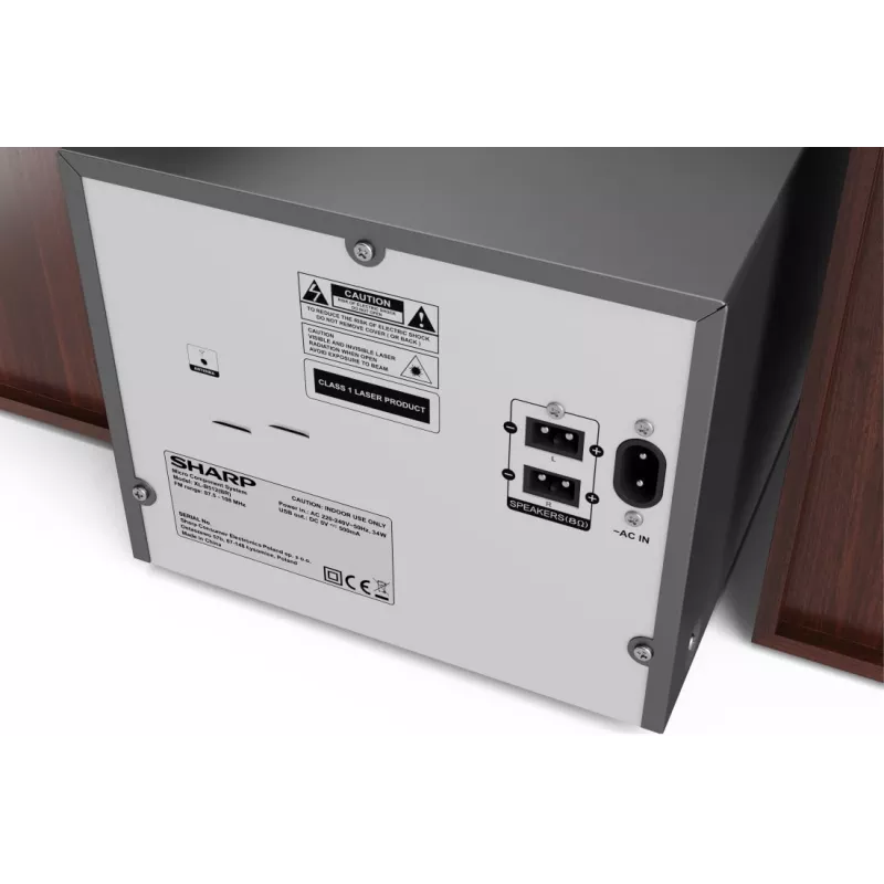 Sharp XL-B512(BR) Sistema audio domestico Micro impianto audio 45 W Marrone