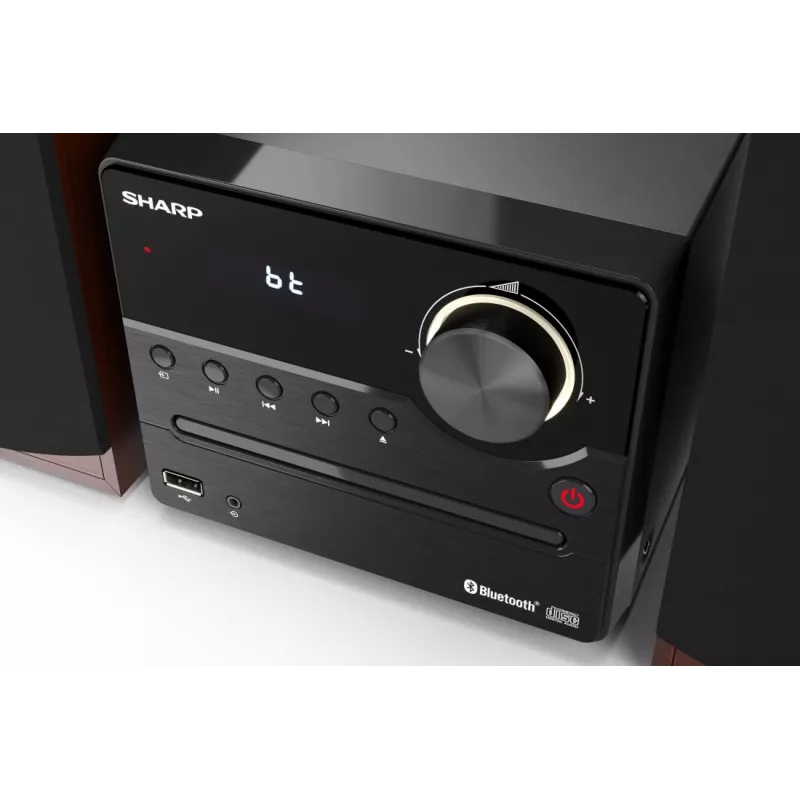 Sharp XL-B512(BR) Sistema audio domestico Micro impianto audio 45 W Marrone