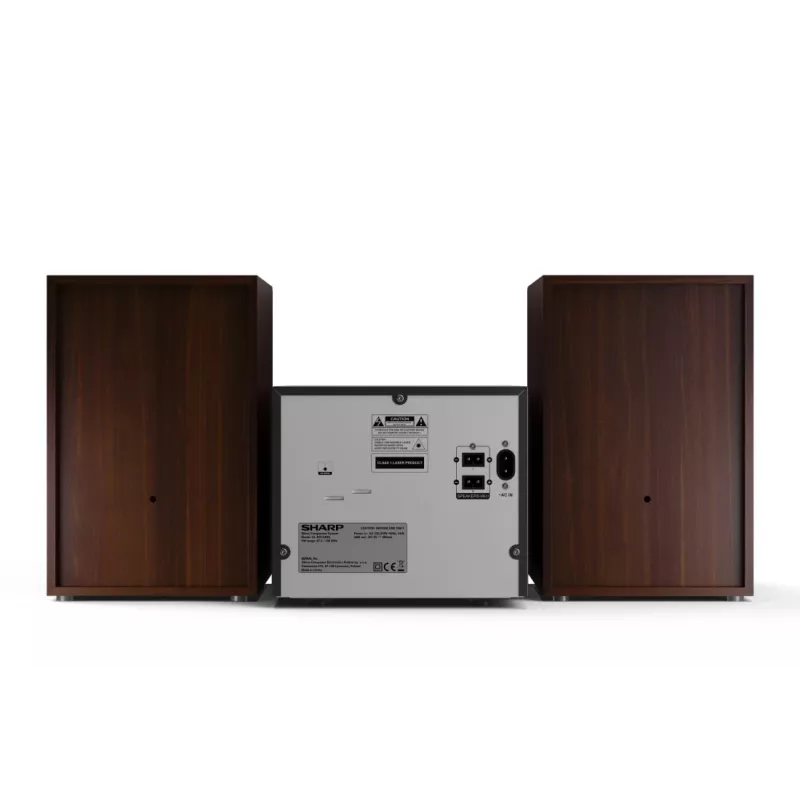 Sharp XL-B512(BR) Sistema audio domestico Micro impianto audio 45 W Marrone