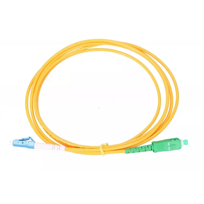 Patch cord Extralink SC/APC a LC/UPC Singlemode G.652D 3 mm simplex, 1 m