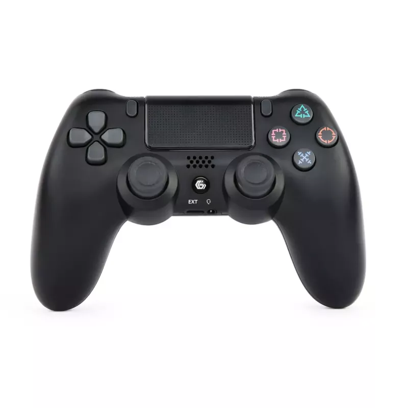 Gamepad GEMBIRD JPD-PS4BT-02 Nero – Bluetooth, RF, USB, batteria ricaricabile Li-Ion, PS4