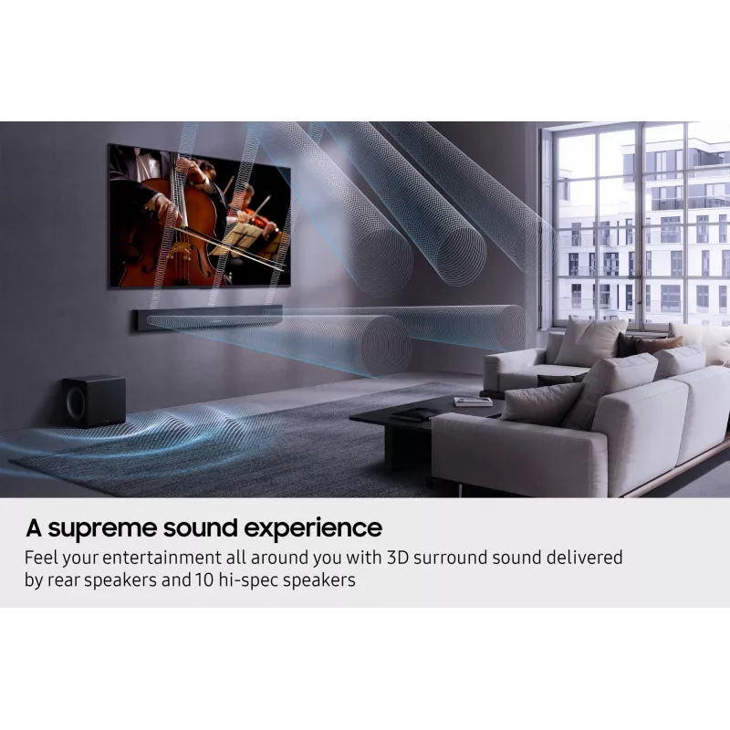 Samsung Q-Series QS750F Soundbar 5.1.2ch con subwoofer e diffusori posteriori (2025)