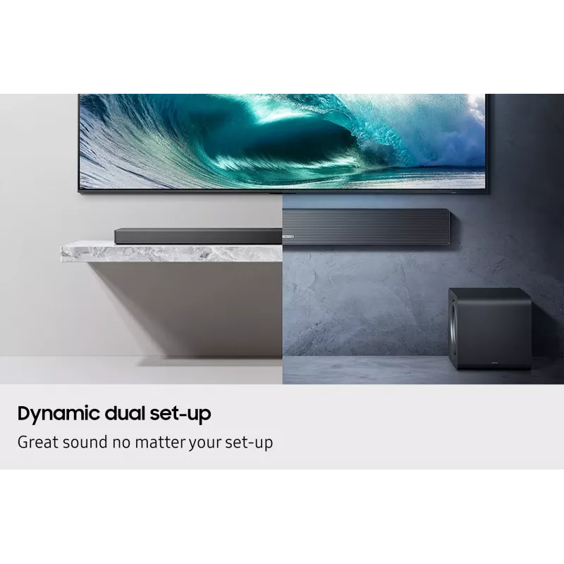 Samsung Q-Series QS750F Soundbar 5.1.2ch con subwoofer e diffusori posteriori (2025)