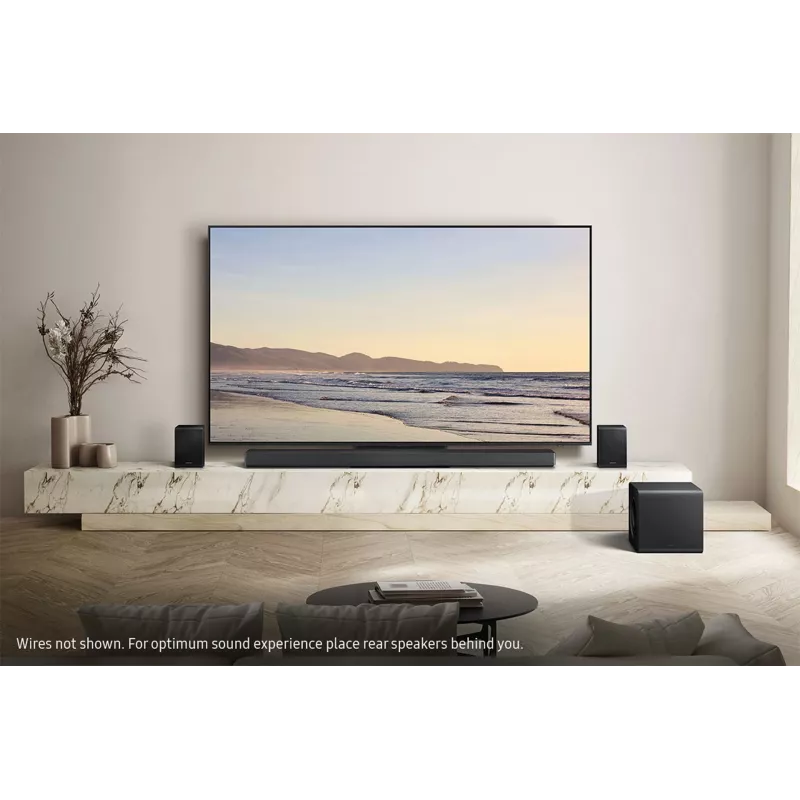 Samsung Q-Series QS750F Soundbar 5.1.2ch con subwoofer e diffusori posteriori (2025)
