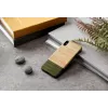 Custodia per smartphone uomo in legno per iPhone X/XS — foresta di bambù nero