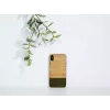 Custodia per smartphone uomo in legno per iPhone X/XS — foresta di bambù nero