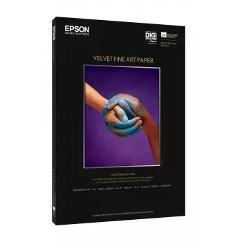 Carta Epson Velvet Fine Art, A3+, 260 g/m², 20 fogli