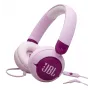 Headset JBL Junior 320 con filo, on-ear, archetto, supra-aural, 20–20000 Hz, 116,8 g, viola