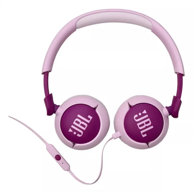 Headset JBL Junior 320 con filo, on-ear, archetto, supra-aural, 20–20000 Hz, 116,8 g, viola
