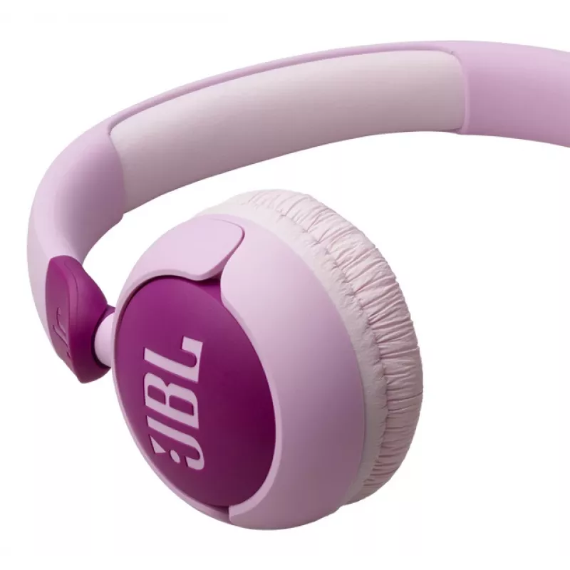 Headset JBL Junior 320 con filo, on-ear, archetto, supra-aural, 20–20000 Hz, 116,8 g, viola