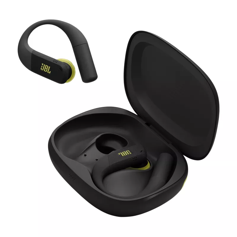 JBL Endurance Peak 4 auricolari sportivi True Wireless, nero/lime