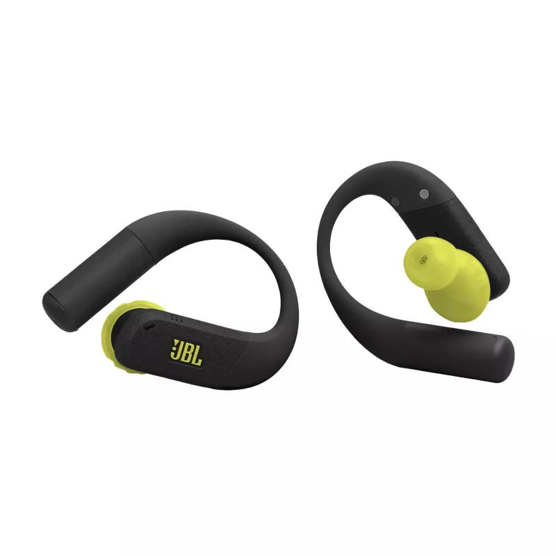 JBL Endurance Peak 4 auricolari sportivi True Wireless, nero/lime