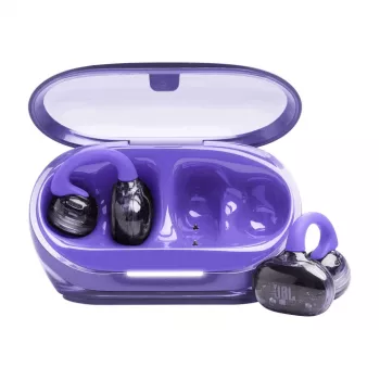 Headset JBL Soundgear Clips true wireless stereo (TWS) ad archetto chiamate/musica Bluetooth viola