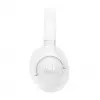 Headset JBL Tune 730BT wireless Bluetooth supra-aural bianco, 20–20000 Hz, 218.2 g