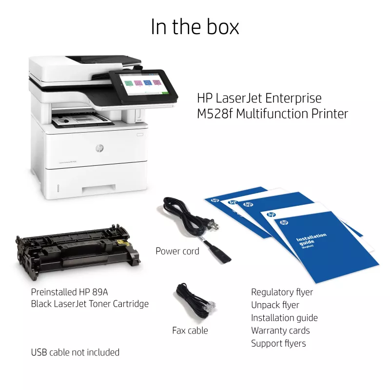 Stampante Multifunzione HP LaserJet Enterprise MFP M528f Laser Monocromatica