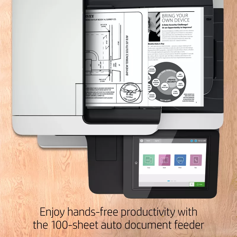 Stampante Multifunzione HP LaserJet Enterprise MFP M528f Laser Monocromatica