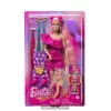 Bambola Barbie Fun & Fancy Hair con capelli biondi multicolore extra lunghi e accessori per lo styling