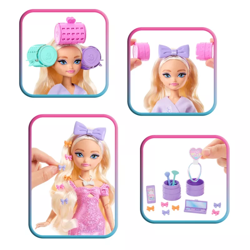 Bambola moda Barbie Dream Besties Malibu con accessori a sorpresa e oltre 15 look