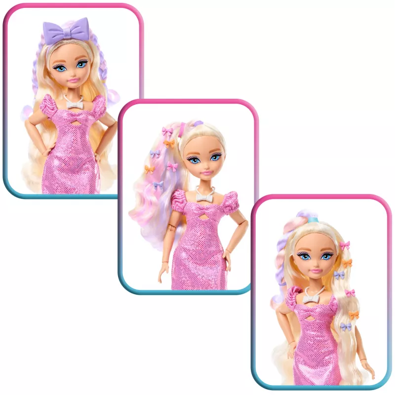 Bambola moda Barbie Dream Besties Malibu con accessori a sorpresa e oltre 15 look