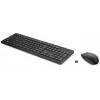 Combinazione mouse e tastiera wireless HP 235, wireless, RF wireless, meccanica, QWERTY, nero, mouse incluso