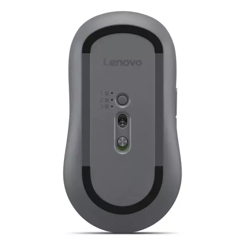 Lenovo Yoga GY51S61919 mouse wireless silenzioso, Bluetooth, ottico 4000 DPI, 8 pulsanti, ambidestro, grigio Luna