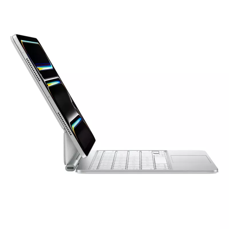 Tastiera Apple Magic QWERTY russa bianca con trackpad per iPad Pro 11 pollici