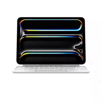 Tastiera Apple Magic QWERTY russa bianca con trackpad per iPad Pro 11 pollici