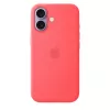 Custodia in silicone compatibile MagSafe per Apple iPhone 17 — Bright Guava, per schermo da 6,3 pollici (16 cm)