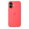Custodia in silicone compatibile MagSafe per Apple iPhone 17 — Bright Guava, per schermo da 6,3 pollici (16 cm)