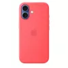 Custodia in silicone compatibile MagSafe per Apple iPhone 17 — Bright Guava, per schermo da 6,3 pollici (16 cm)