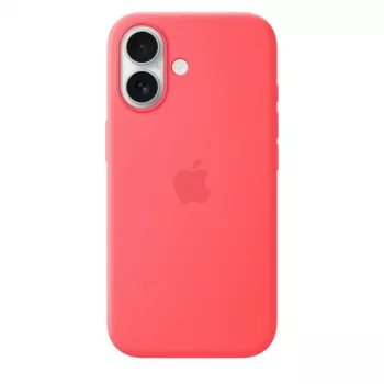Custodia in silicone compatibile MagSafe per Apple iPhone 17 — Bright Guava, per schermo da 6,3 pollici (16 cm)
