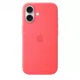 Custodia in silicone compatibile MagSafe per Apple iPhone 17 — Bright Guava, per schermo da 6,3 pollici (16 cm)