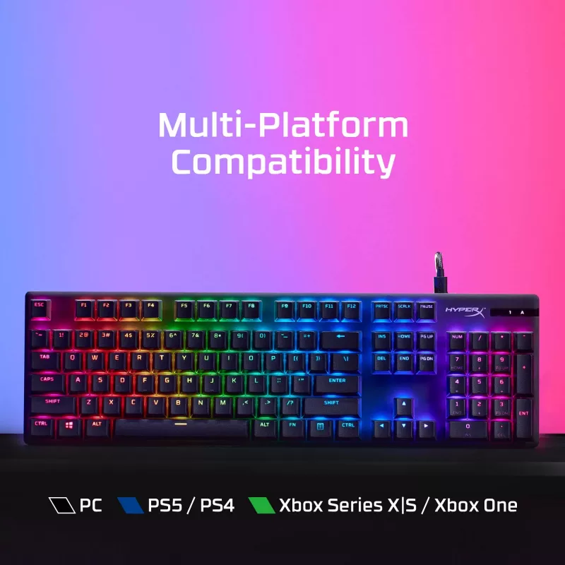 HyperX Alloy Origins PBT HX Blue – tastiera meccanica da gaming