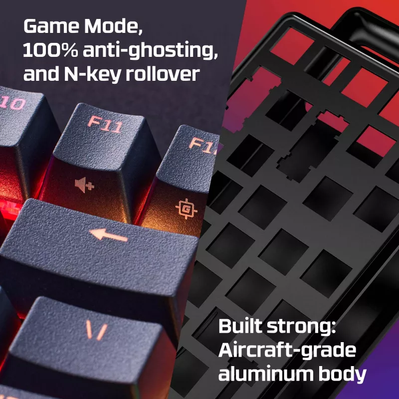 HyperX Alloy Origins Core PBT HX Aqua – tastiera meccanica da gaming