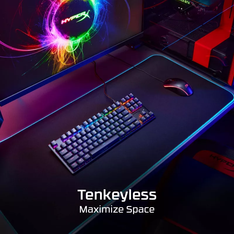 HyperX Alloy Origins Core PBT HX Aqua – tastiera meccanica da gaming