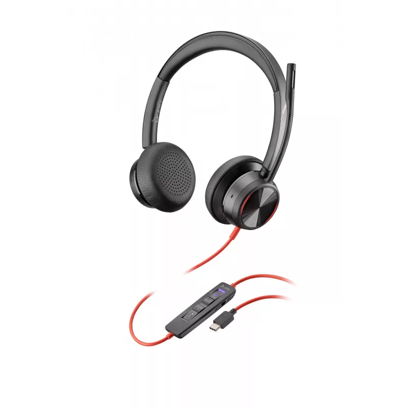 HP Poly Poly Blackwire 8225 cuffie USB-C certificate Microsoft Teams