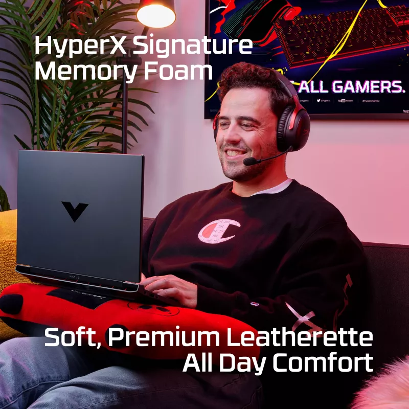 HyperX Cloud III Wireless - cuffie da gaming, nero, Cina, circumaurali, chiuse, attive, 155 mm
