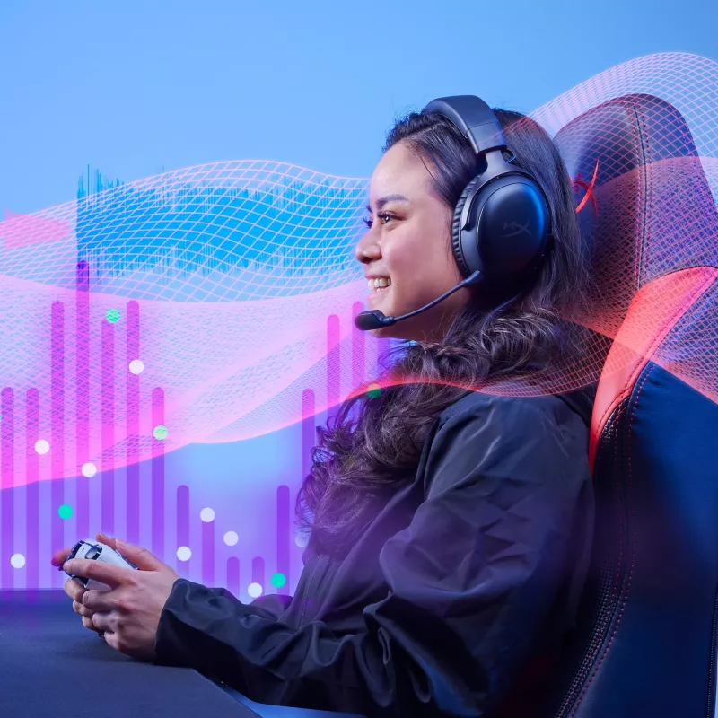 HyperX Cloud III Wireless - cuffie da gaming, nero, Cina, circumaurali, chiuse, attive, 155 mm