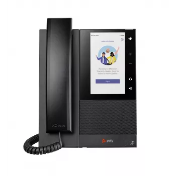 HP Poly CCX 505 Telefono business media per Microsoft Teams e PoE