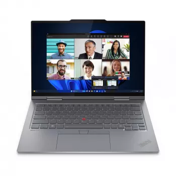 Lenovo ThinkPad X1 2-in-1 Gen 9 Intel Core Ultra 7 155U Ibrido (2-in-1) 35,6 cm (14 pollici) Touchscreen WUXGA 16 GB LPDDR5x-SDRAM 512 GB SSD Wi-Fi 6E (802.11ax) Windows 11 Pro tedesco grigio
