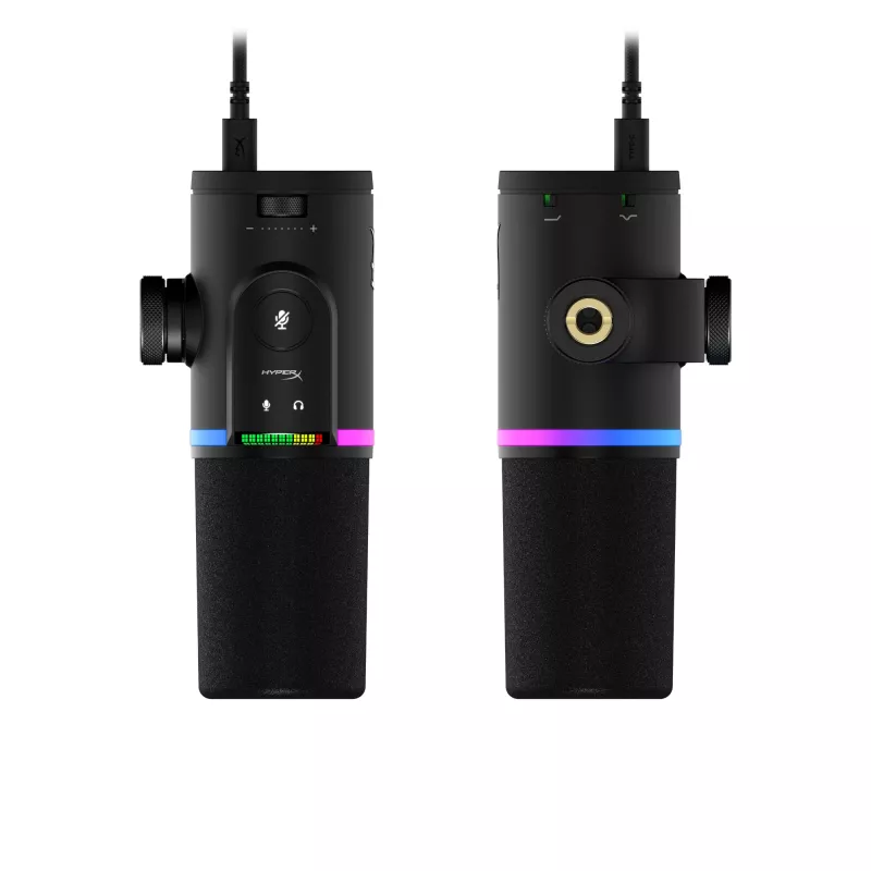 HyperX FlipCast – microfono dinamico USB/XLR (nero), microfono dinamico, -10 dB, 20 - 20000 Hz, 0,05 %, 1 Ω, 192 kHz