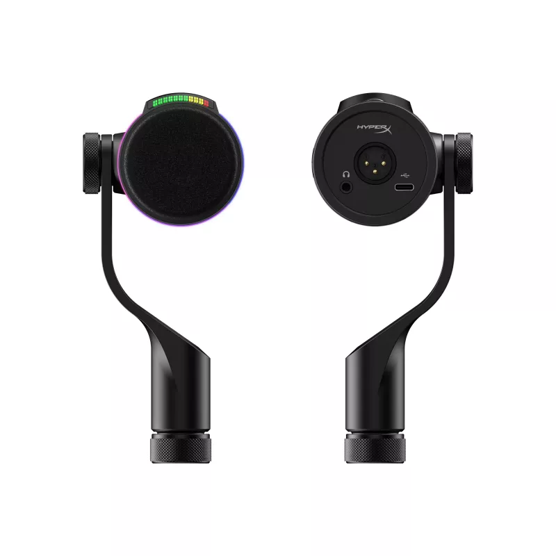 HyperX FlipCast – microfono dinamico USB/XLR (nero), microfono dinamico, -10 dB, 20 - 20000 Hz, 0,05 %, 1 Ω, 192 kHz