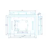 ProDVX FM-10S — supporto monitor nero, 270×188×27,4 mm, 0,67 kg, 1 pz.