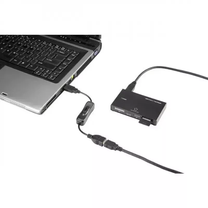Cavo USB Renkforce RF-3322982 0,25 m USB A nero