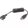 Cavo USB Renkforce RF-3322982 0,25 m USB A nero