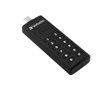Verbatim Keypad Secure - unità USB 3.0 con tastiera di accesso e crittografia dei dati - 128 GB - nero
