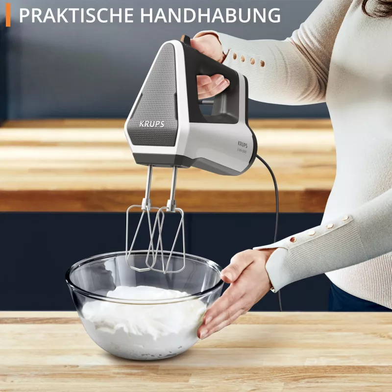 Krups 3MIX 6000 frullatore a mano 600 W grigio, bianco