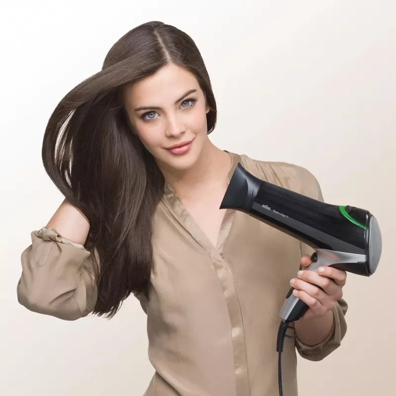 Braun HD710 asciugacapelli 2200 W nero, argento