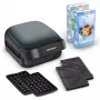 Macchina per waffle Tefal Snack Collection SW862BF0 2 waffle 700 W nero verde scuro